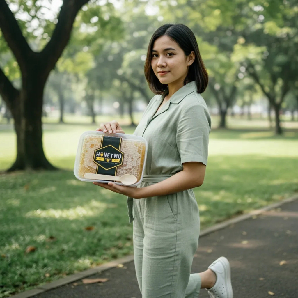 Sarang Madu Raw Honey dari Peternak Langsung